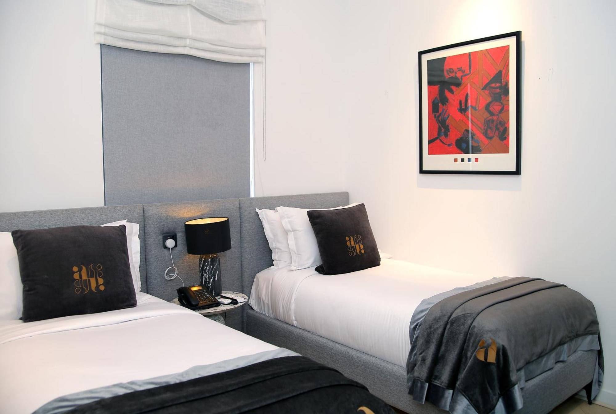 Ambiance Boutique Art Hotel Lahore Rum bild A bedroom at the hotel